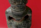 A021. Carved Man of Black Jade