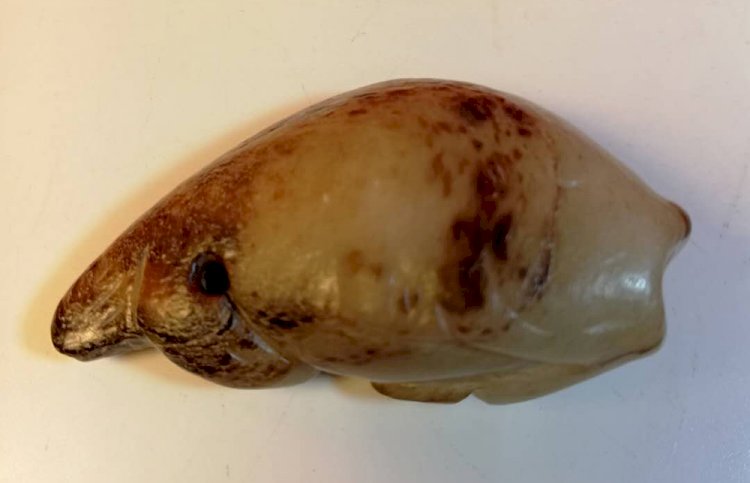 A025 紅山文化玉魚