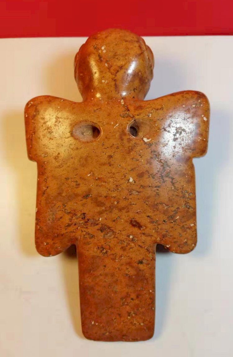 A039 紅山文化 人鷹合體玉雕