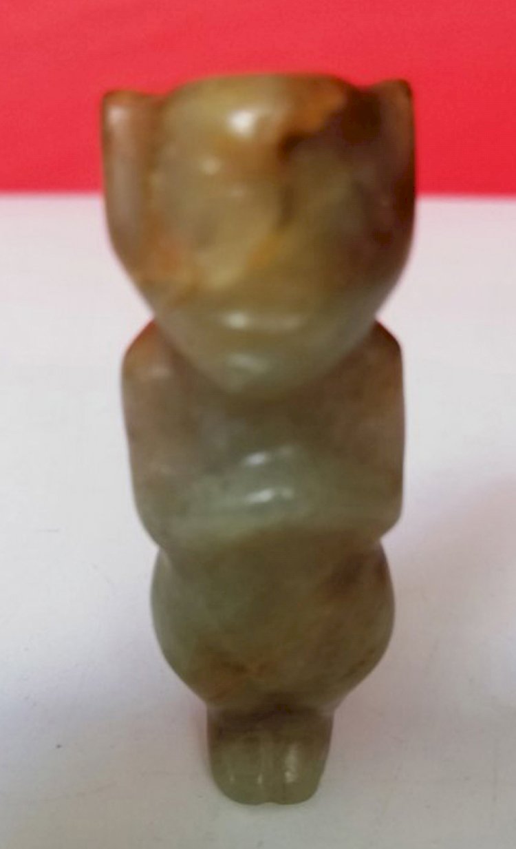C008.Jade Ornament of  a Standing Man
