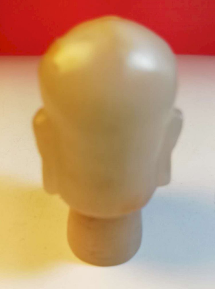 C019 White Jade Head (Sanxingdui phase III)