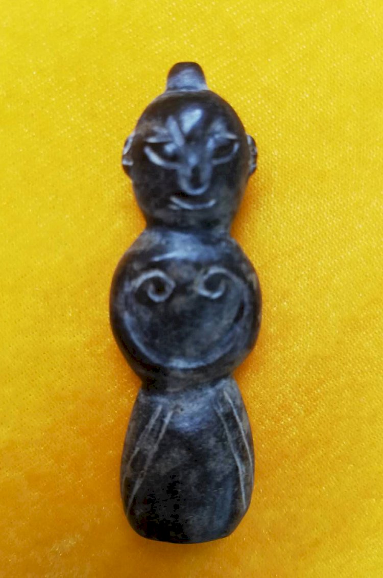 E003  戰國 玉立人珮 