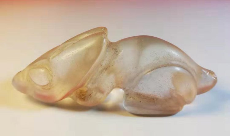 E21 春秋 奇異獸水晶雕