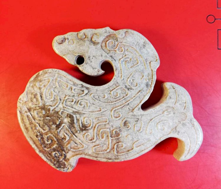 E35 戰國 玉龍珮