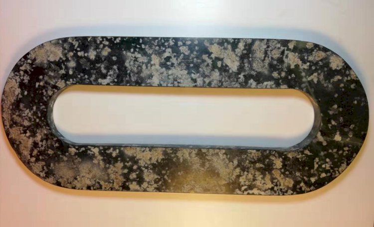 E54 戰國 長圓形素蒼璧