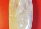 K006 White Jade Carving of Taibai Immortal