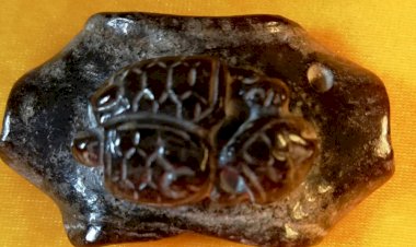 K004.宋代玉龜遊珮