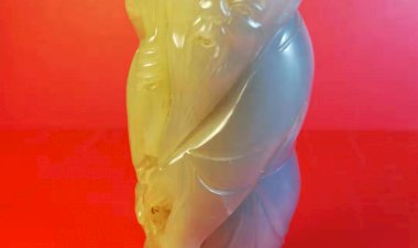 Q015 Jade carving of longevity God (Shou-Xing-Gong)
