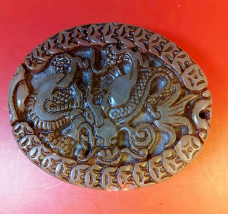 G033 Kirin ( Unicorn) Jade Pendant