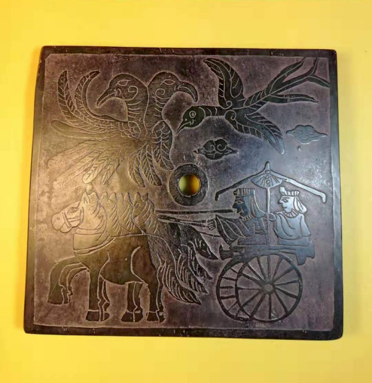 G046 漢代 玉方璧