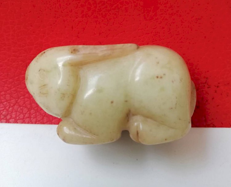 K002. 宋代 玉兔兩面圖